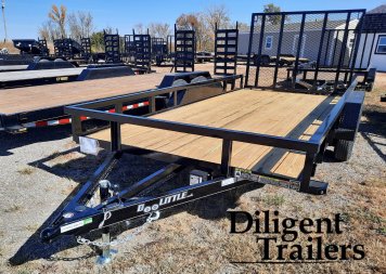 New 2025 Doolittle Trailer 84" x16' Tandem Axle 7K Utility Trailer
