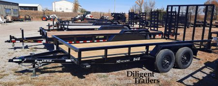 New 2025 Doolittle Trailer 84" x16' Tandem Axle 7K Utility Trailer