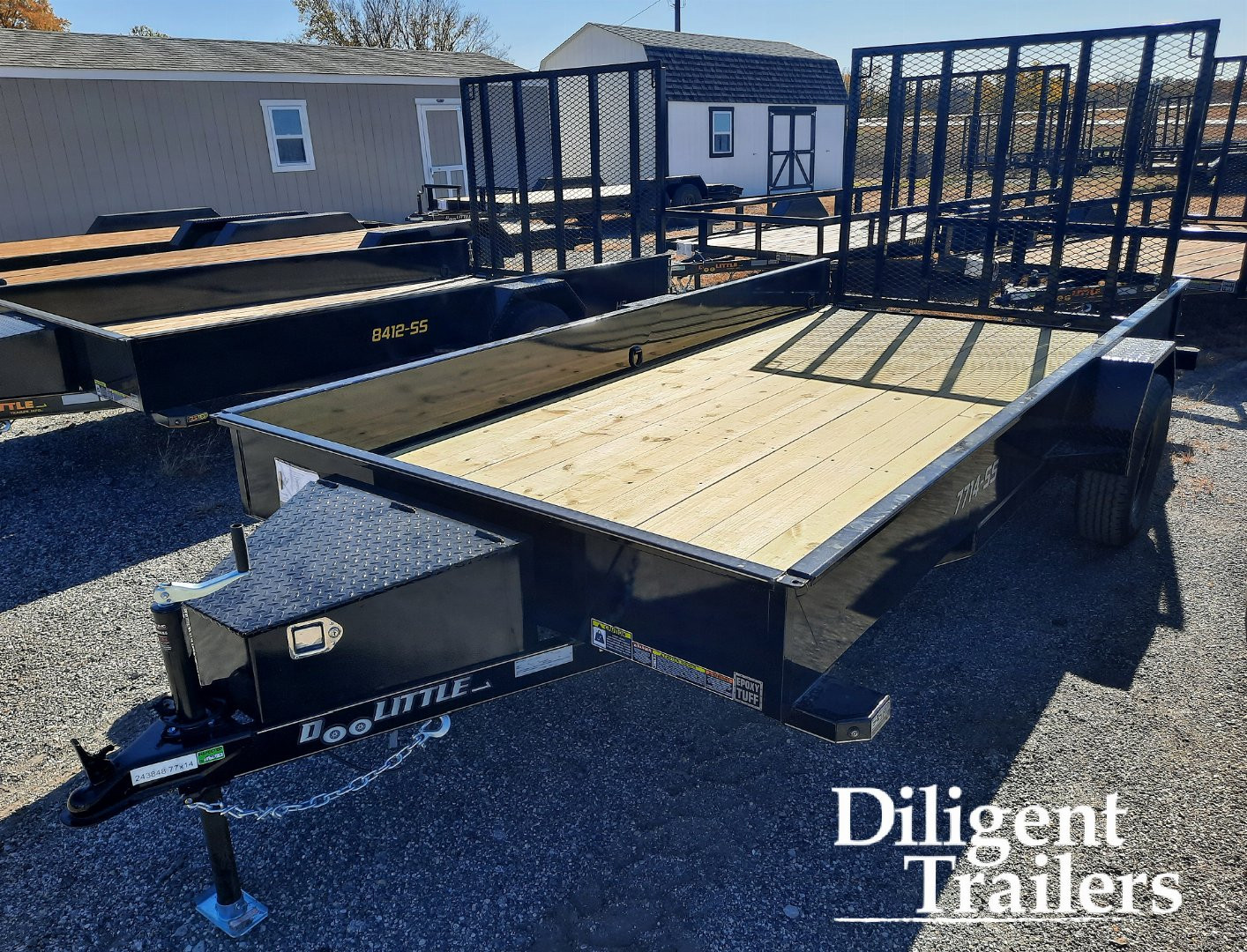 New 2025 DOOLITTLE TRAILER MFG 77 x14' SS Utility Trailer