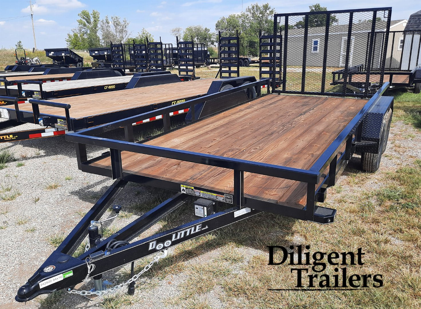New 2025 DOOLITTLE TRAILER MFG 84 x16' Utility Trailer