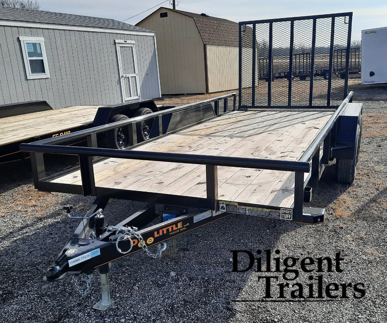 New 2024 DOOLITTLE TRAILER MFG 77 x16' Utility Trailer Utility Trailer