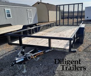 New 2024 DOOLITTLE TRAILER MFG 77 x16' Utility Trailer Utility Trailer