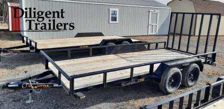 New 2024 DOOLITTLE TRAILER MFG 77 x16' Utility Trailer Utility Trailer