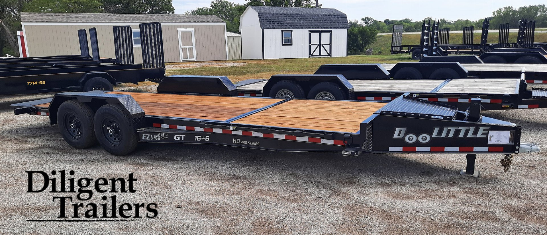 New 2025 DOOLITTLE TRAILER MFG 82"x22' EZ Loader GT Equipment Trailer