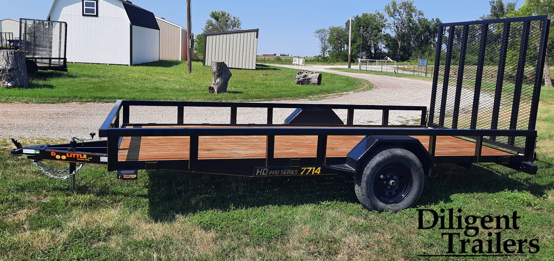 New 2025 DOOLITTLE TRAILER MFG 77 x14' Utility Trailer Utility Trailer
