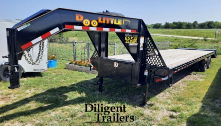 New 2025 DOOLITTLE TRAILER MFG 102" x32' Gooseneck Deckover Equipment Trailer