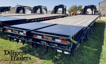 New 2025 DOOLITTLE TRAILER MFG 102" x32' Gooseneck Deckover Equipment Trailer