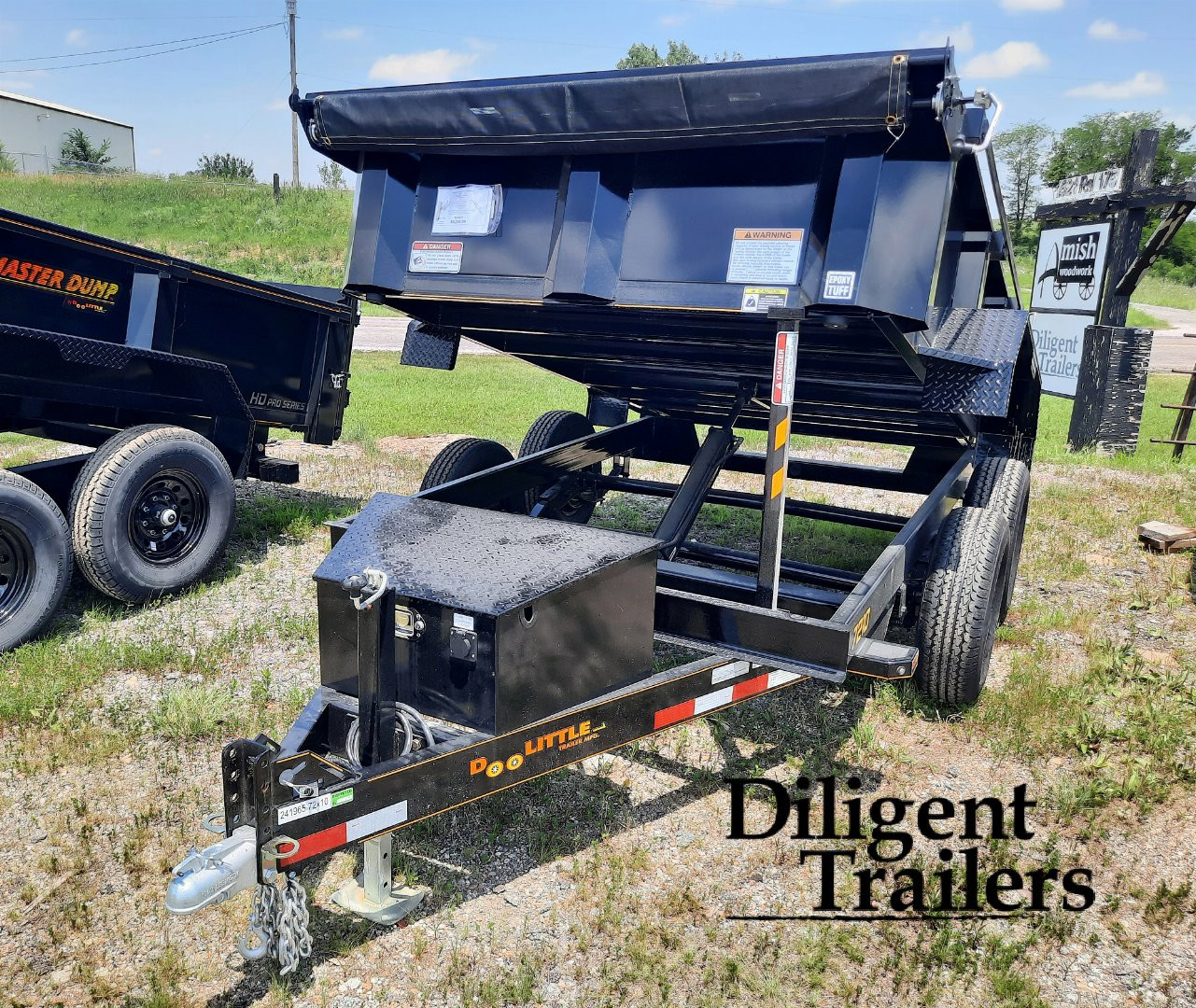 New 2024 DOOLITTLE TRAILER MFG 72" x10' Master Dump Trailer Dump Trailer