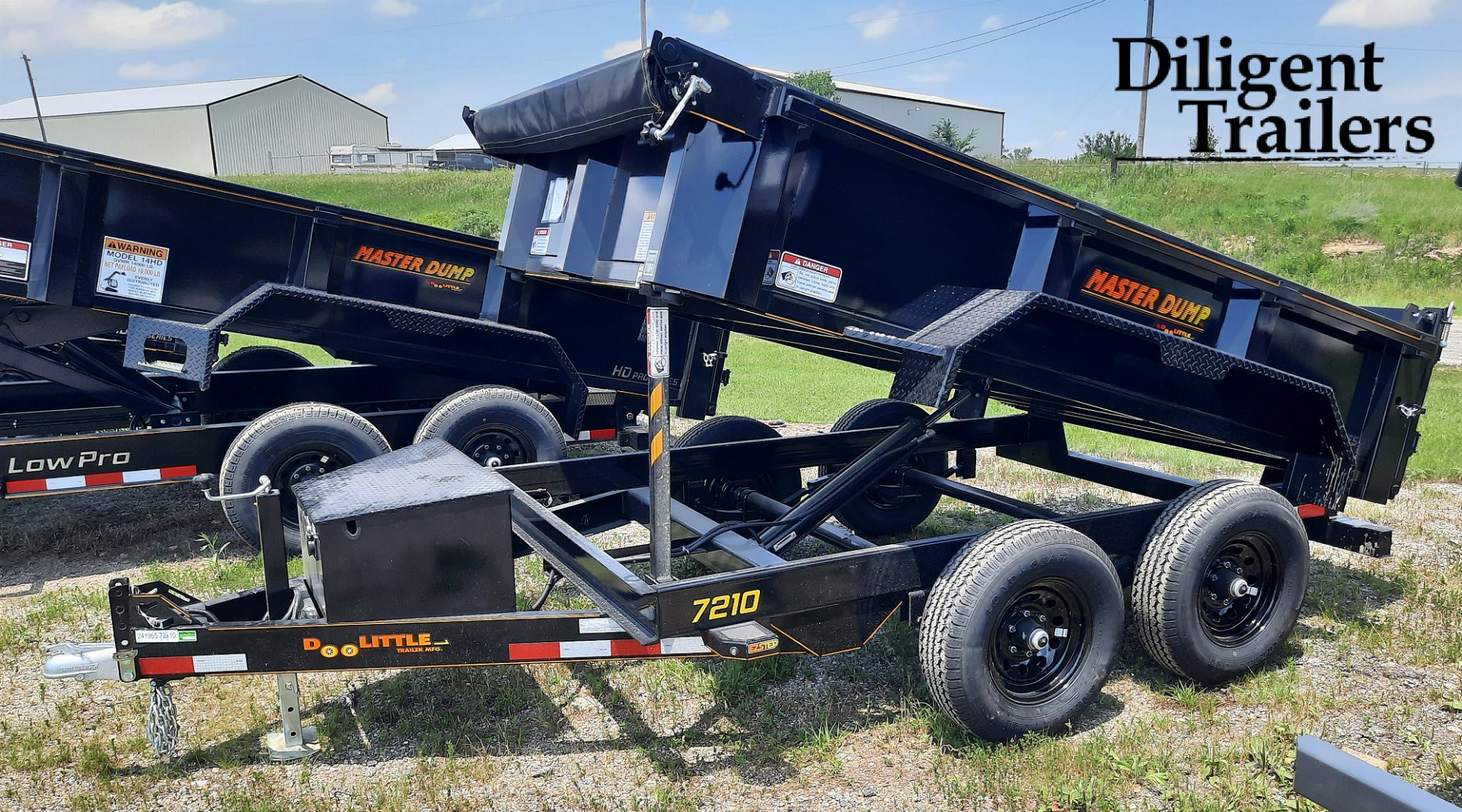 New 2024 DOOLITTLE TRAILER MFG 72" x10' Master Dump Trailer Dump Trailer