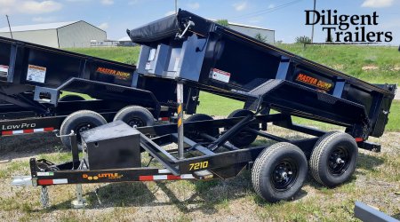 New 2024 DOOLITTLE TRAILER MFG 72" x10' Master Dump Trailer Dump Trailer