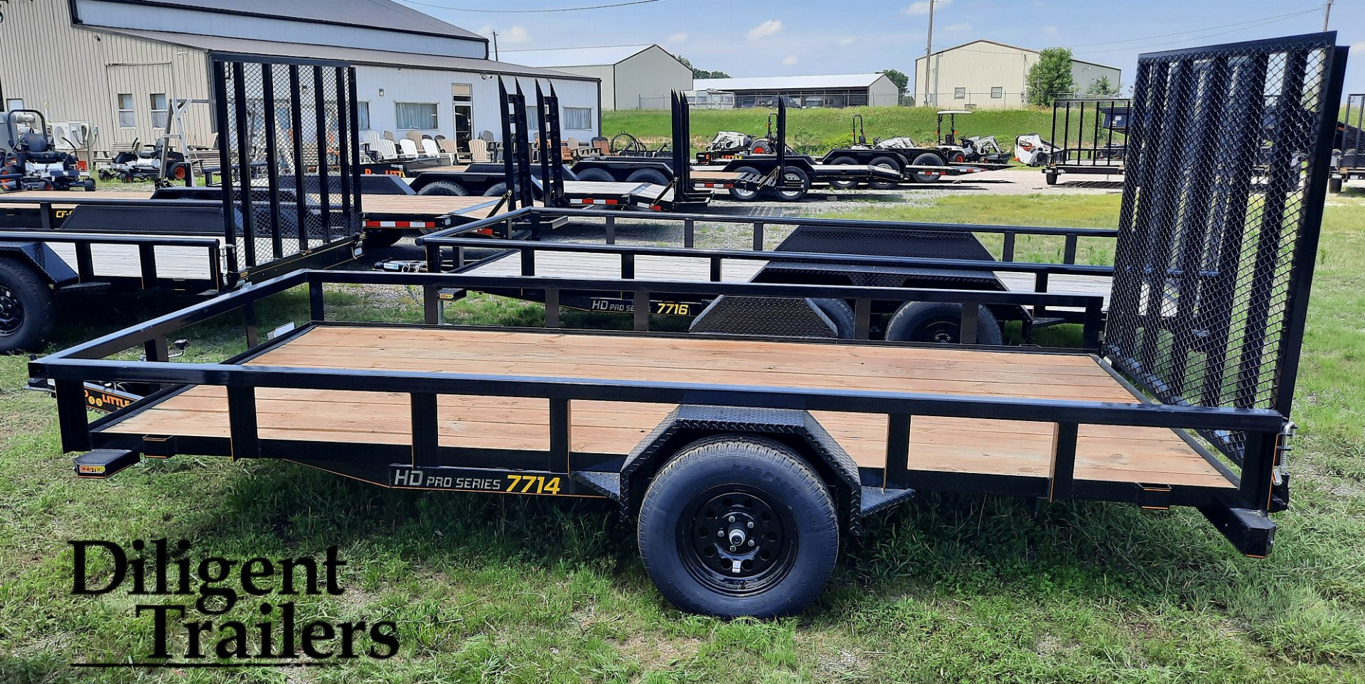 New 2024 DOOLITTLE TRAILER MFG 77 x14' Utility Trailer Utility Trailer