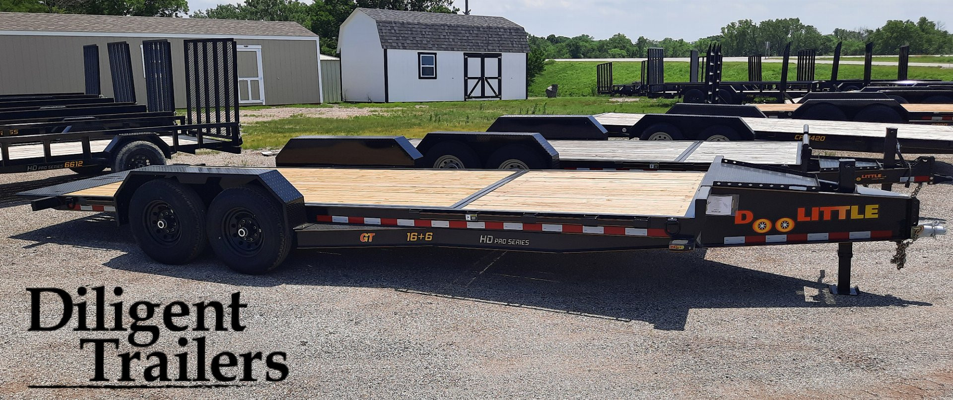 New 2024 DOOLITTLE TRAILER MFG 82"x22' EZ Loader GT Equipment Trailer