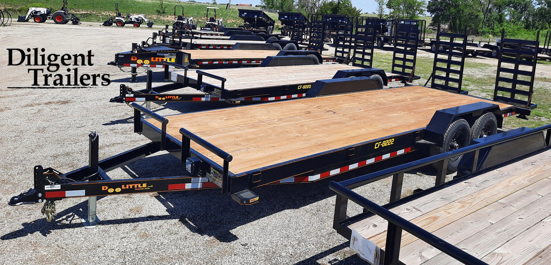 New 2024 DOOLITTLE TRAILER MFG 82 x22' Car Hauler Car / Racing Trailer