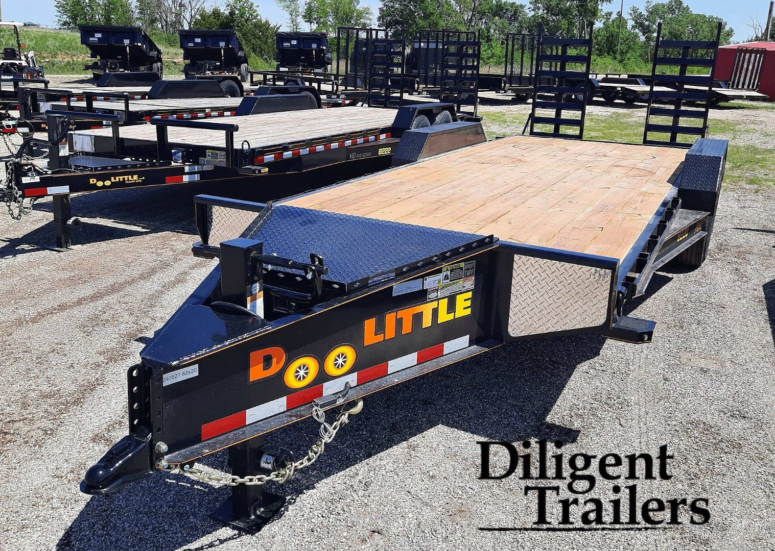 New 2024 DOOLITTLE TRAILER MFG 82 x20' Equipment Trailer Equipment Trailer