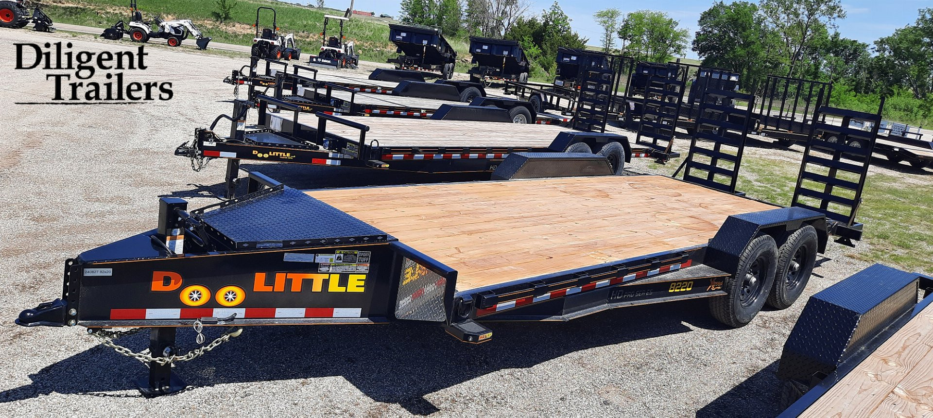 New 2024 DOOLITTLE TRAILER MFG 82 x20' Equipment Trailer Equipment Trailer