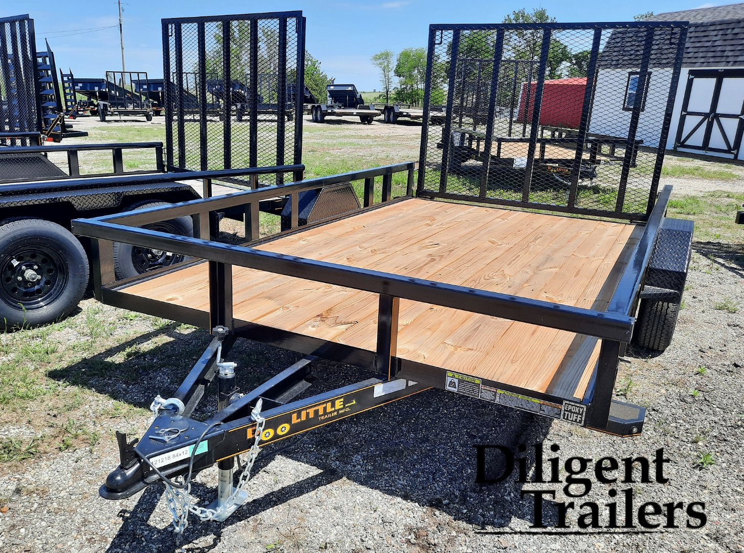 New 2024 DOOLITTLE TRAILER MFG 84" x12' Utility Trailer Utility Trailer