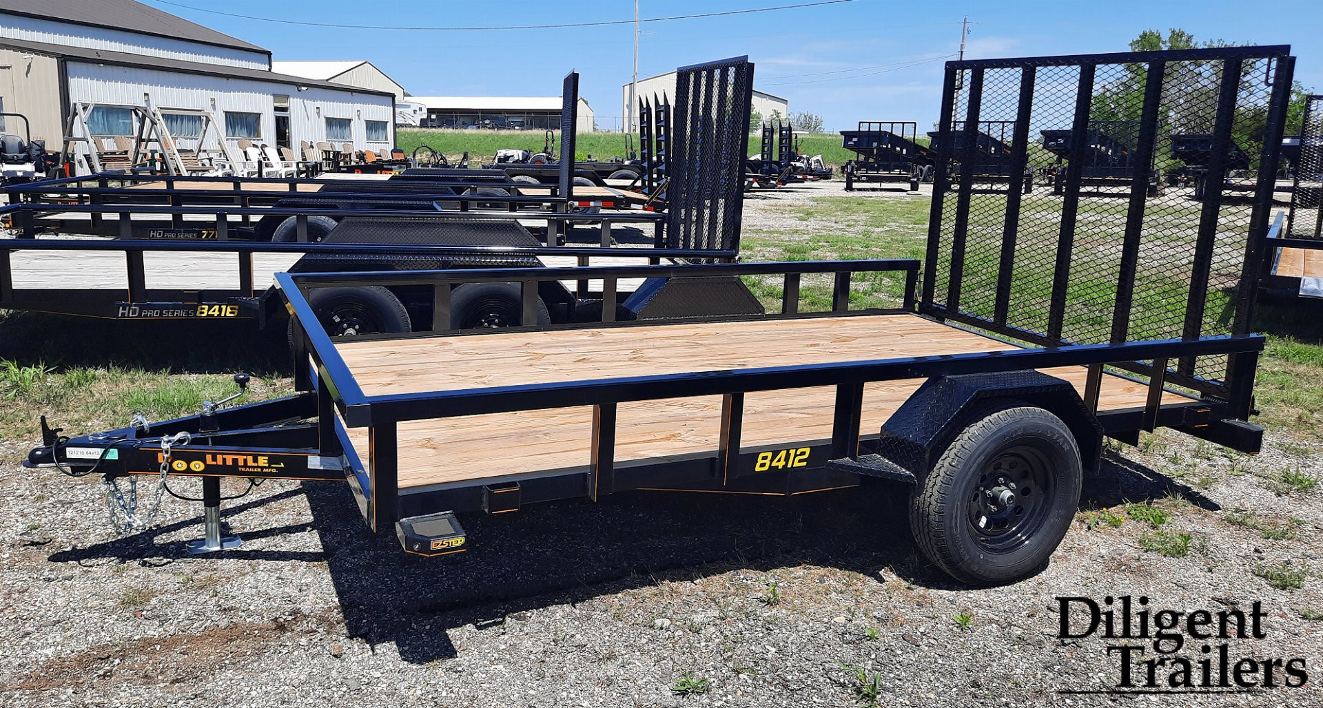 New 2024 DOOLITTLE TRAILER MFG 84" x12' Utility Trailer Utility Trailer