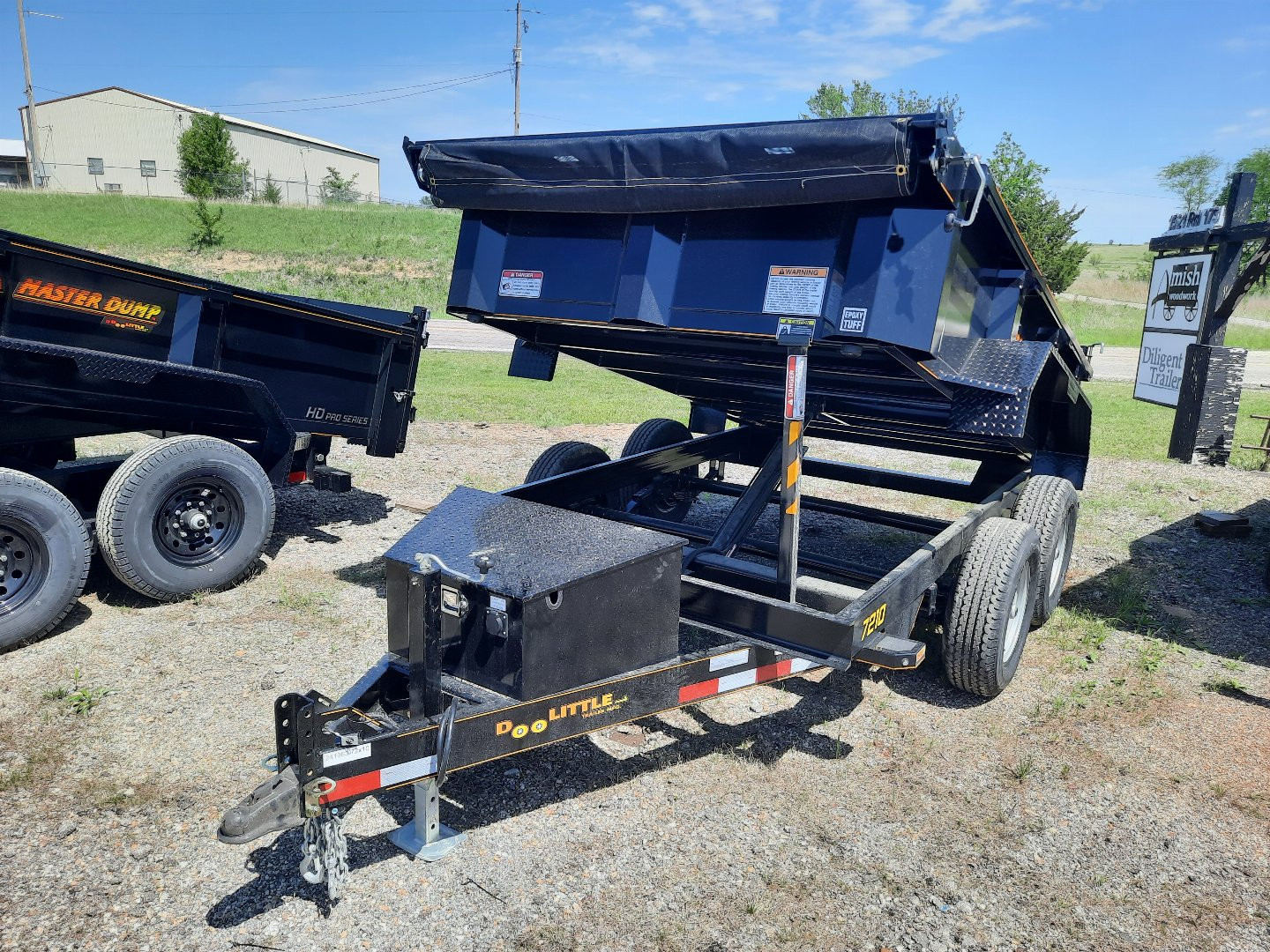 New 2024 DOOLITTLE TRAILER MFG 72" x10' Master Dump Trailer Dump Trailer
