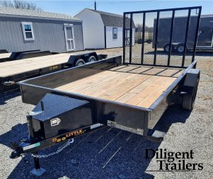 New 2024 DOOLITTLE TRAILER MFG 84 x12' SS Utility Trailer
