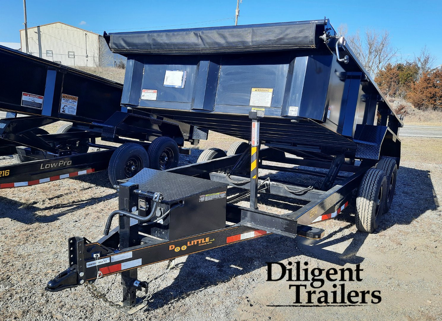 New 2024 DOOLITTLE TRAILER MFG 82"x14' Dump Trailer