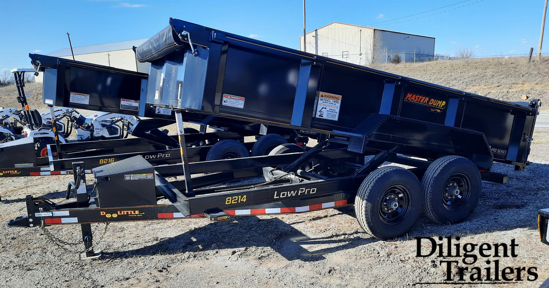 New 2024 DOOLITTLE TRAILER MFG 82"x14' Dump Trailer