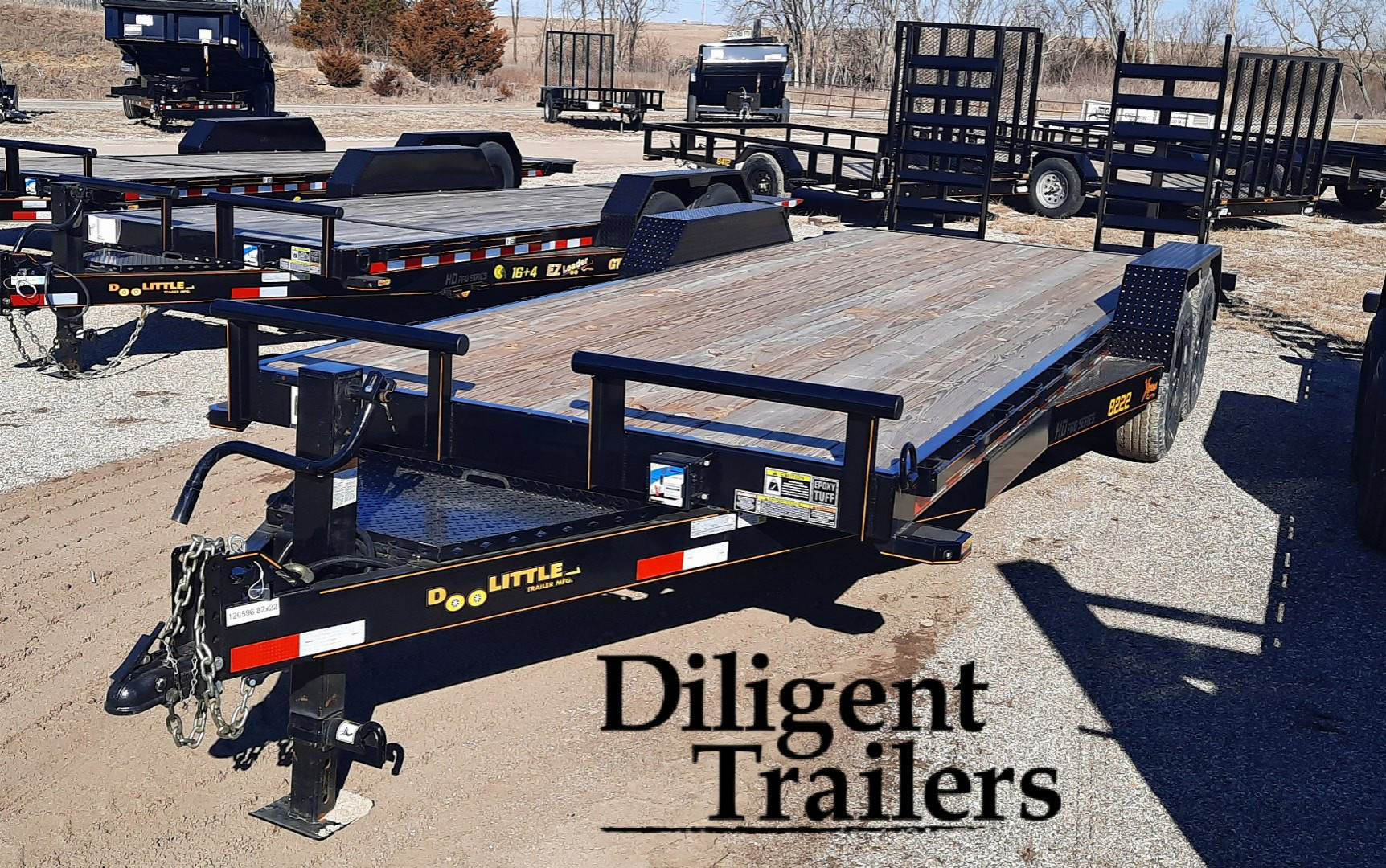 New 2024 DOOLITTLE TRAILER MFG 82"x22' Equipment Trailer Equipment Trailer