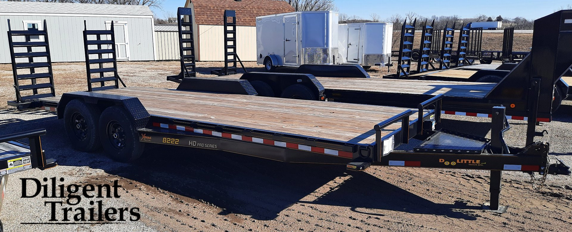 New 2024 DOOLITTLE TRAILER MFG 82"x22' Equipment Trailer Equipment Trailer
