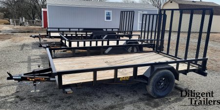 New 2024 DOOLITTLE TRAILER MFG 84" x12' Utility Trailer Utility Trailer