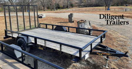 New 2024 DOOLITTLE TRAILER MFG 84" x14' Utility Trailer