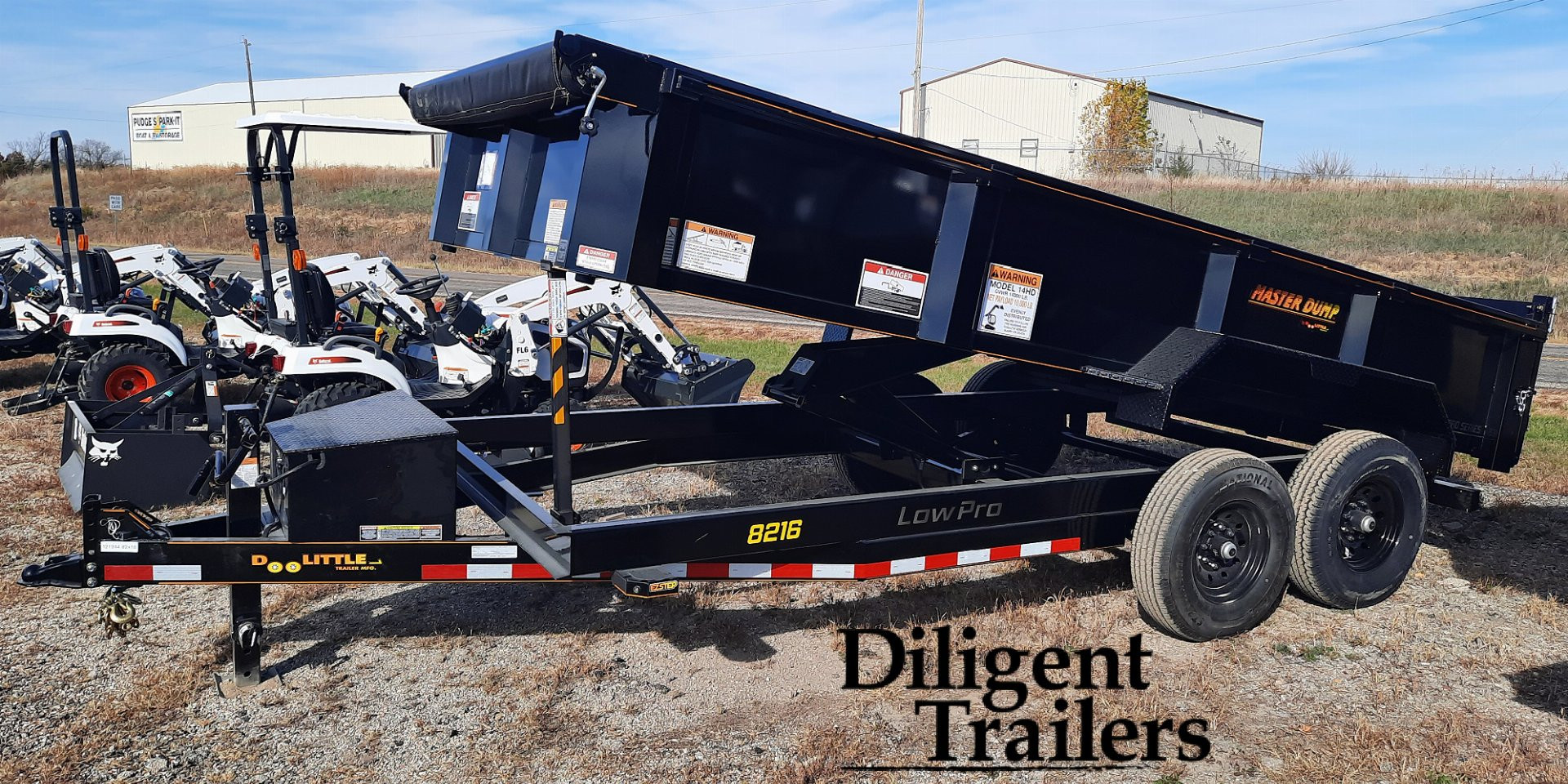 New 2024 DOOLITTLE TRAILER MFG 82"x16' Dump Trailer Dump Trailer