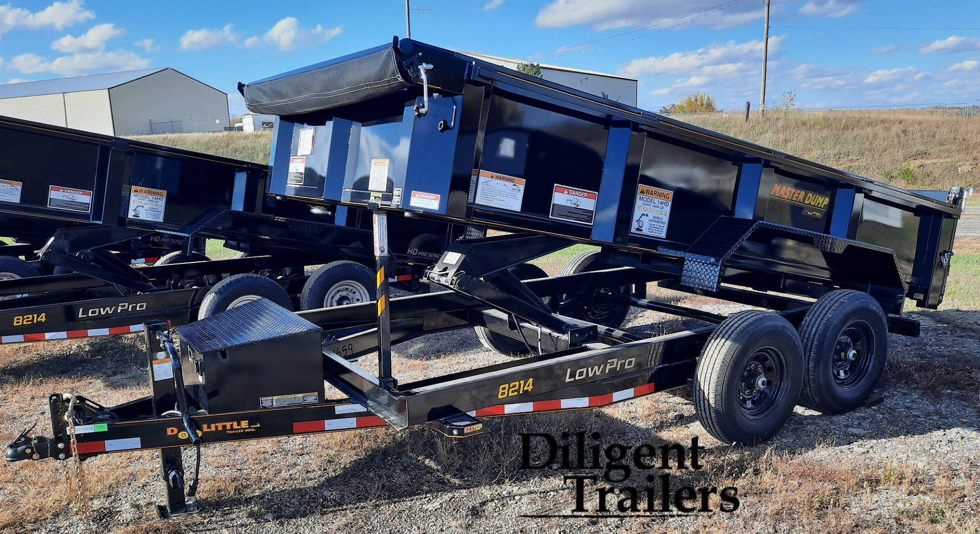New 2024 DOOLITTLE TRAILER MFG 82"x14' Dump Trailer Dump Trailer