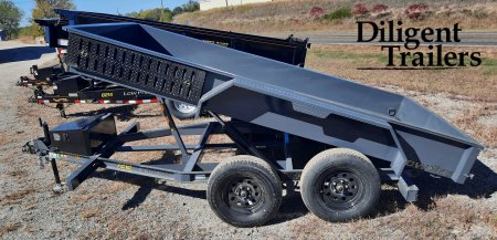 New 2024 DOOLITTLE TRAILER MFG 72" x12' Micro Dump Trailer Dump Trailer