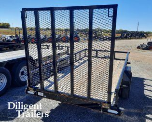 New 2024 DOOLITTLE TRAILER MFG 66" x12' Utility Trailer Utility Trailer