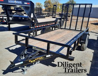 New 2024 DOOLITTLE TRAILER MFG 66" x12' Utility Trailer Utility Trailer