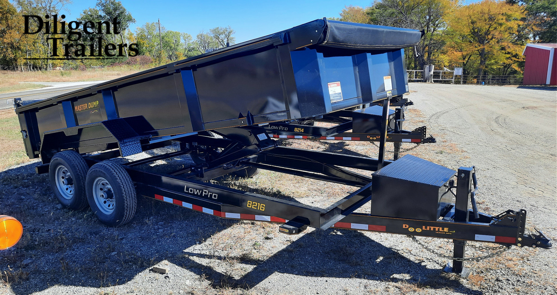 New 2024 DOOLITTLE TRAILER MFG 82"x16' Dump Trailer Dump Trailer