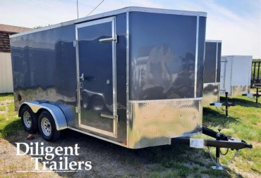 New 2024 DooLittle Trailer 7'x14' Tandem Axle 7K Enclosed Cargo Trailer