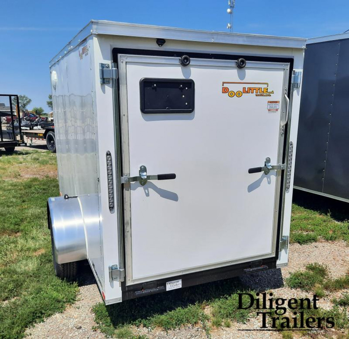 New 2024 Doolittle Trailer Mfg 5' x10' Single Axle 3.5K Enclosed Cargo Trailer