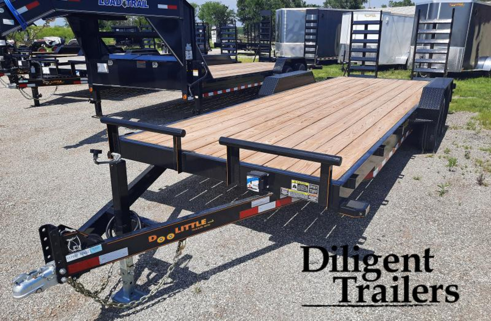 New 2023 DOOLITTLE TRAILER 82" X22' TANDEM AXLE 14K CAR HAULER TRAILER