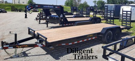 New 2023 DOOLITTLE TRAILER 82" X22' TANDEM AXLE 14K CAR HAULER TRAILER