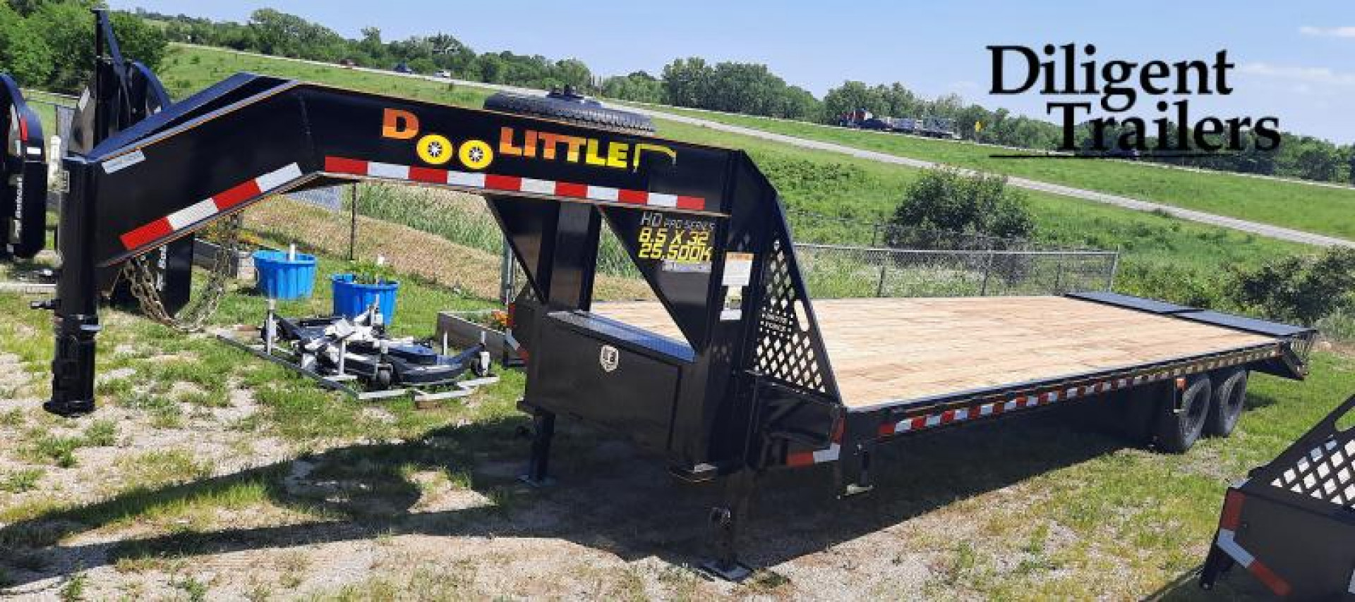 New 2023 Doolittle Trailer Mfg 102"x32' Tandem Axle 22K Gooseneck Deckover