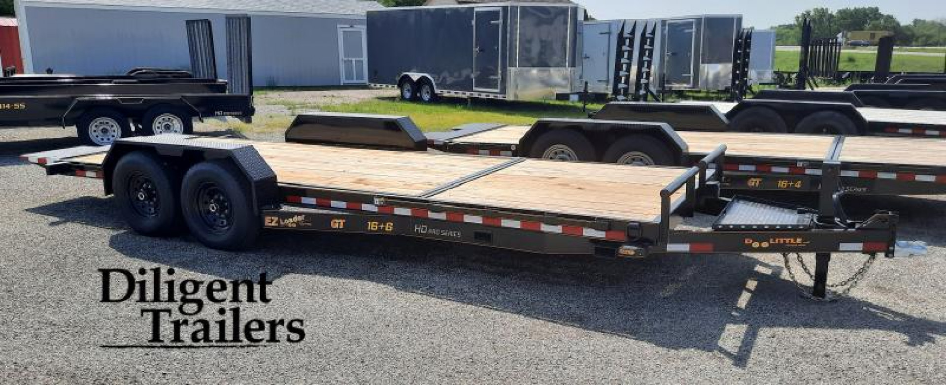 New 2023 Doolittle Trailer Mfg 82"x20' Tandem Axle 14K EZ Loader GT Tilt Deck Trailer