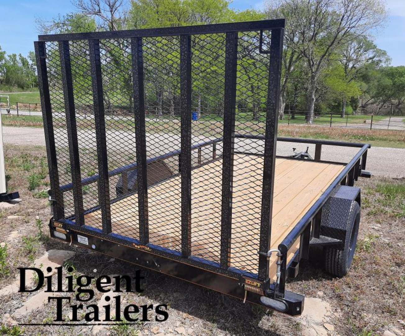 New 2023 Doolittle Trailer Mfg 77" x12' Single Axle 3.5K Utility Trailer