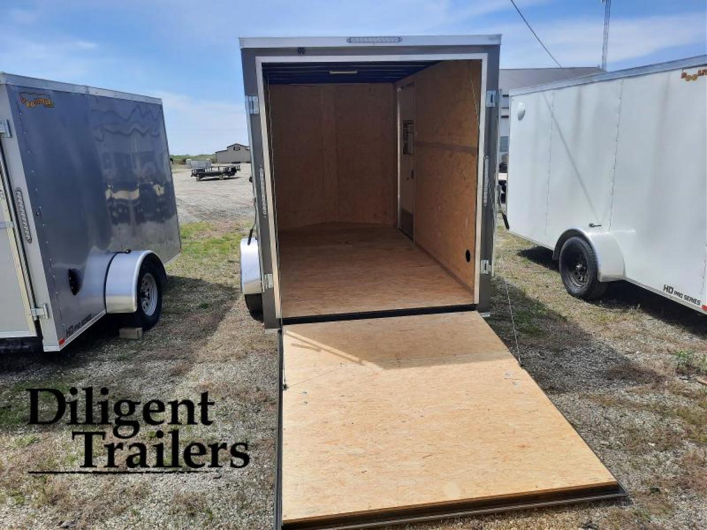New 2023 Doolittle Trailer Mfg 6' x12' Single Axle 3.5K Enclosed Cargo Trailer