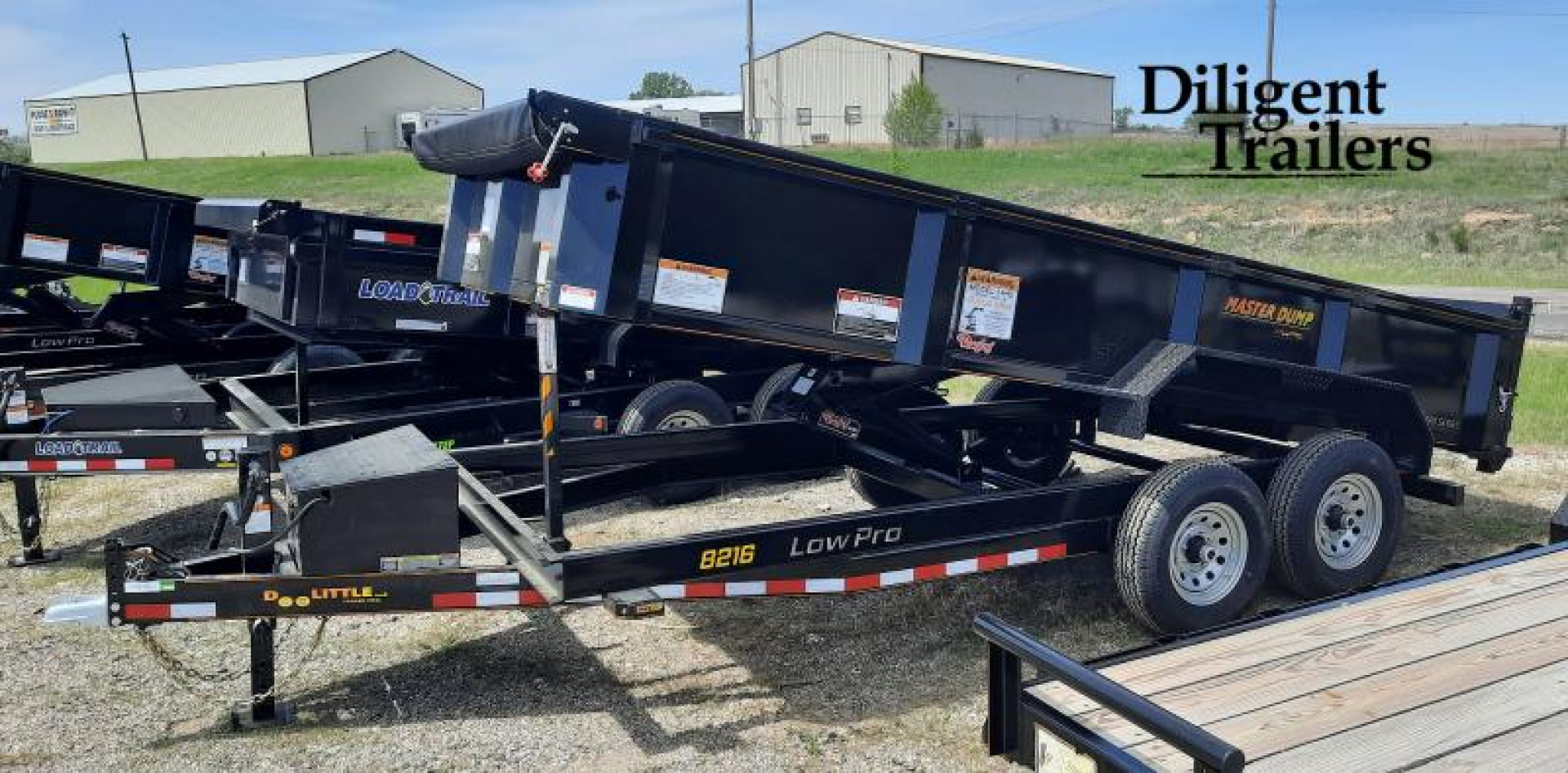 New 2023 Doolittle Trailer Mfg 82"x16' Tandem Axle 14K Dump Trailer
