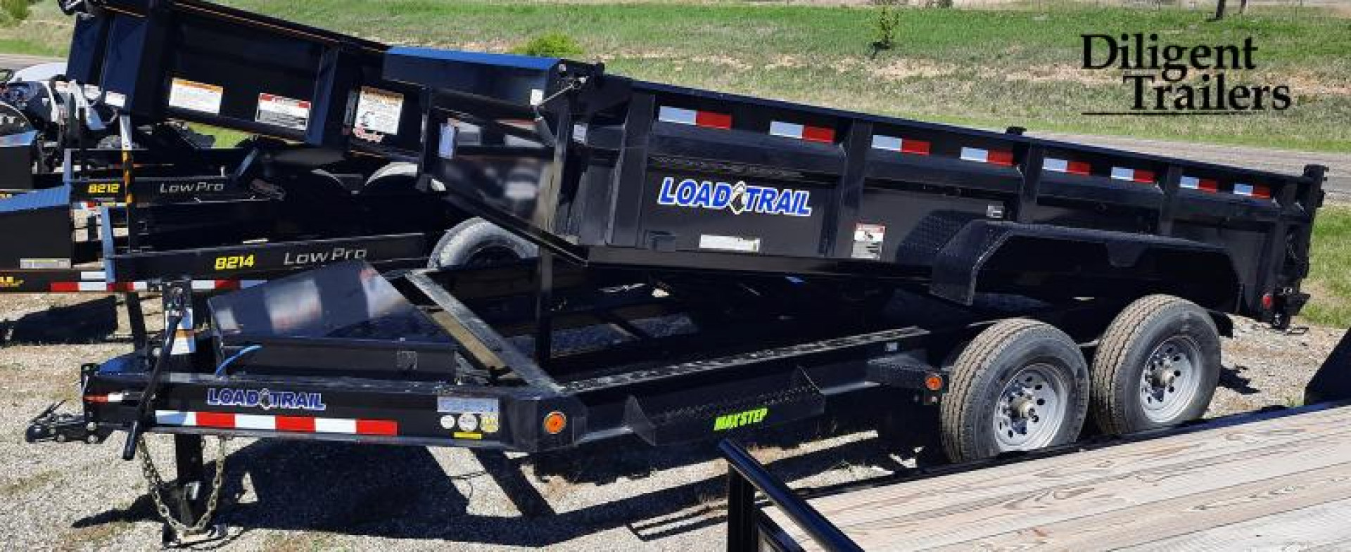 New LOAD TRAIL 83" X 14' TANDEM AXLE DUMP 14K