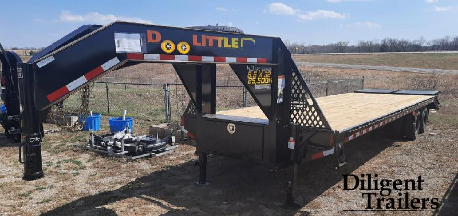 New 2023 Doolittle Trailer Mfg 102"x32' Tandem Axle 22K Gooseneck Deckover