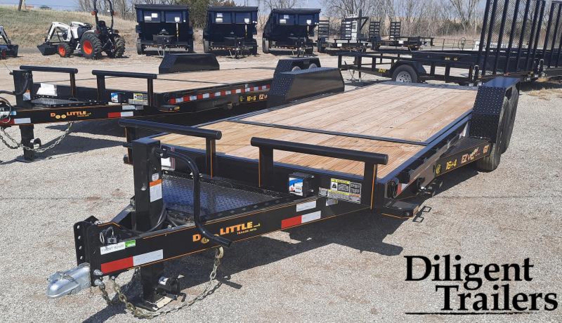 New 2023 Doolittle Trailer Mfg 82"x20' Tandem Axle 14K EZ Loader GT Tilt Deck Trailer