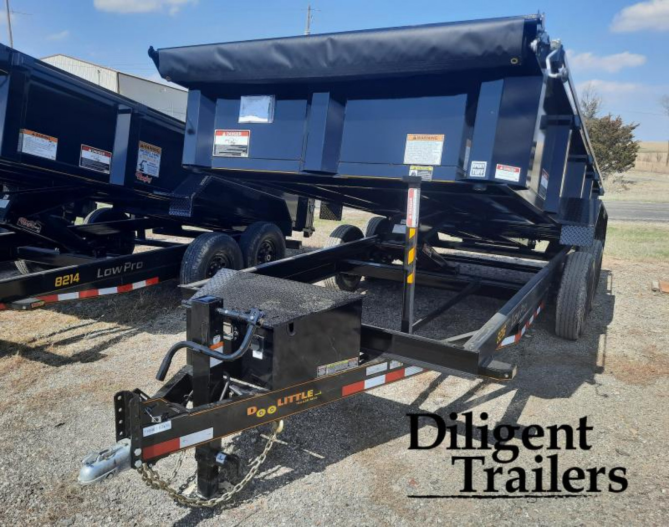 New 2023 Doolittle Trailer Mfg 82"x16' Tandem Axle 14K Dump Trailer