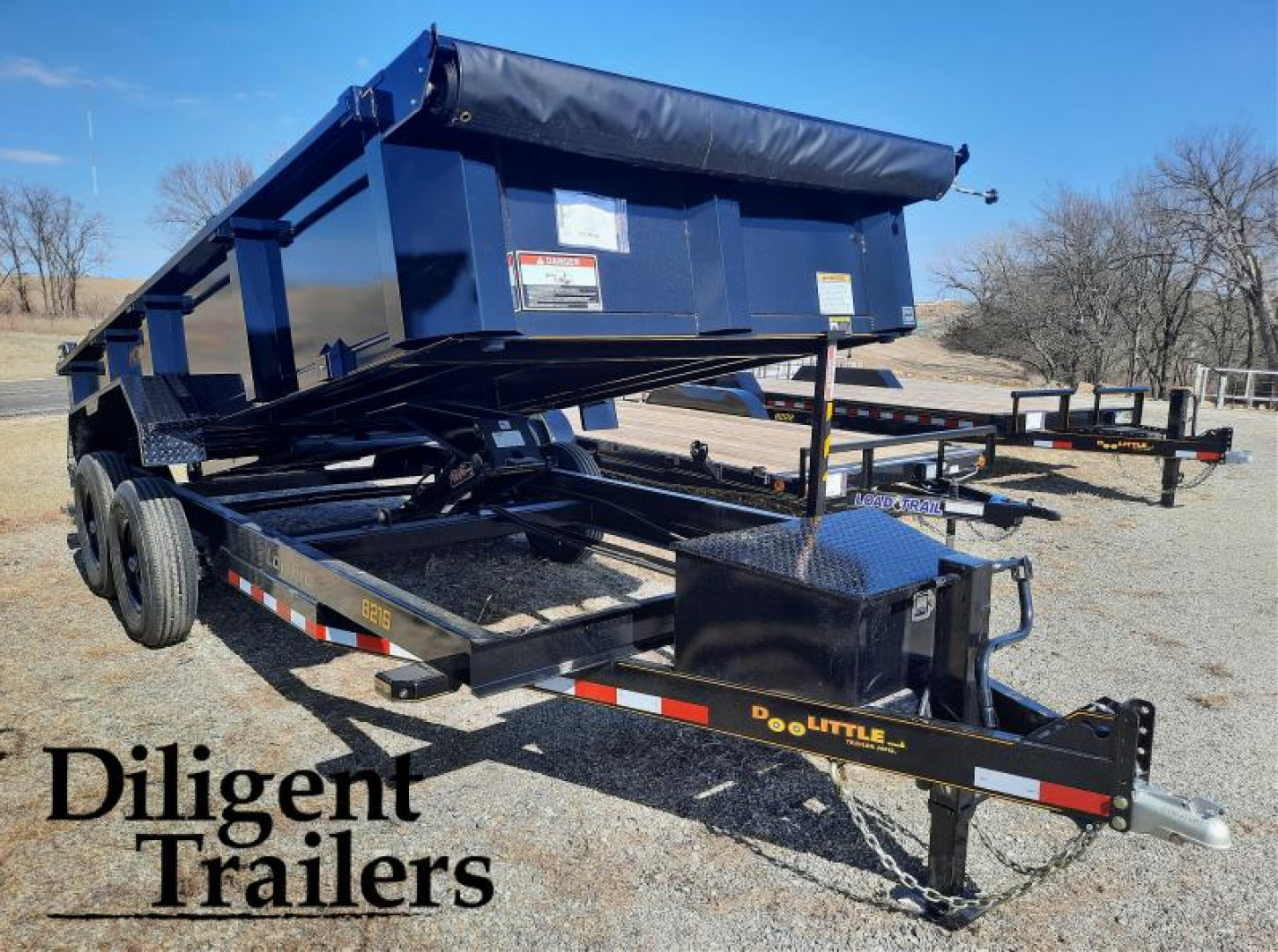 New 2023 Doolittle Trailer Mfg 82"x16' Tandem Axle 14K Dump Trailer