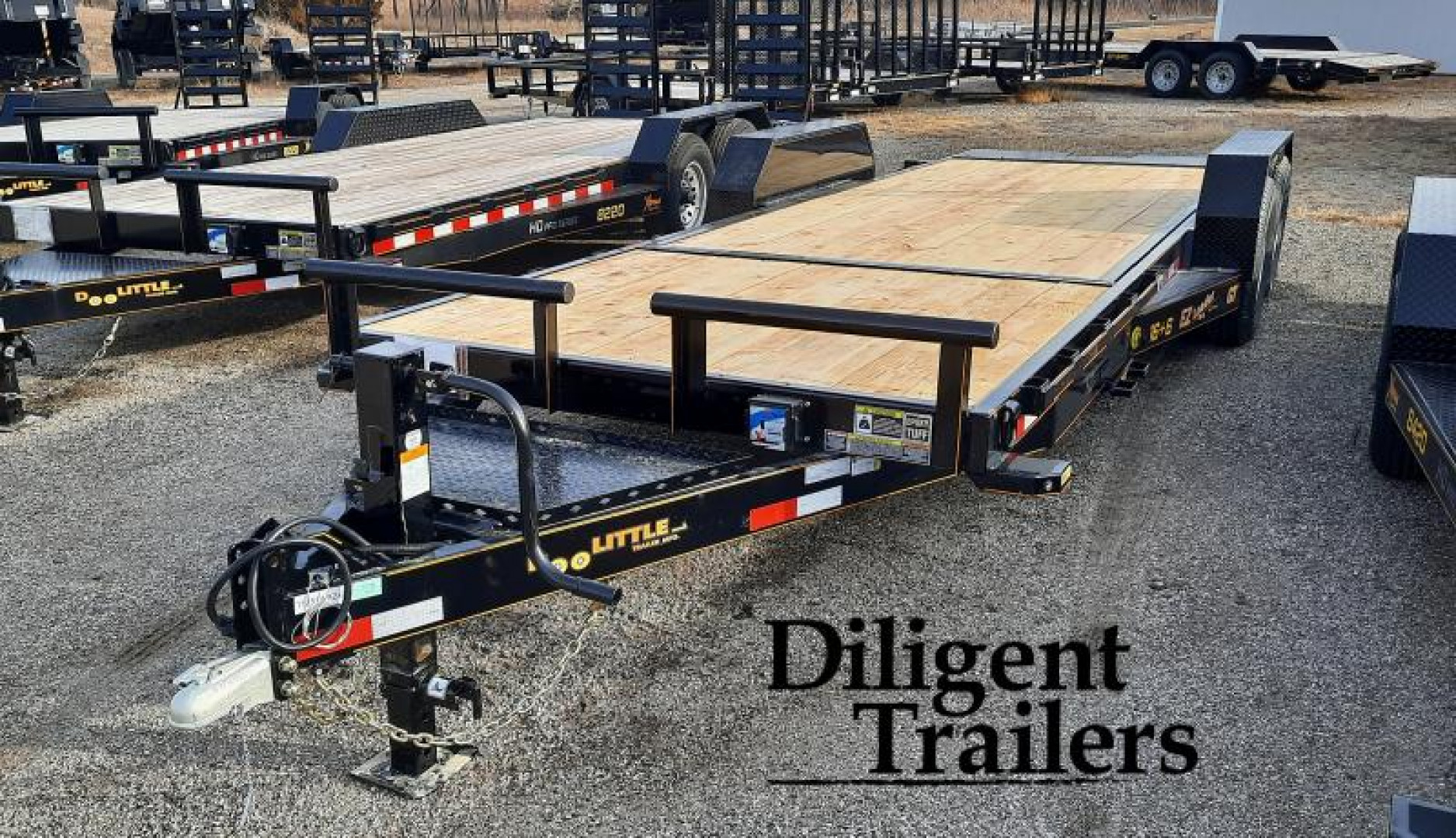 New 2023 Doolittle Trailer Mfg 82"x22' Tandem Axle 14K EZ Loader GT Tilt Deck Trailer
